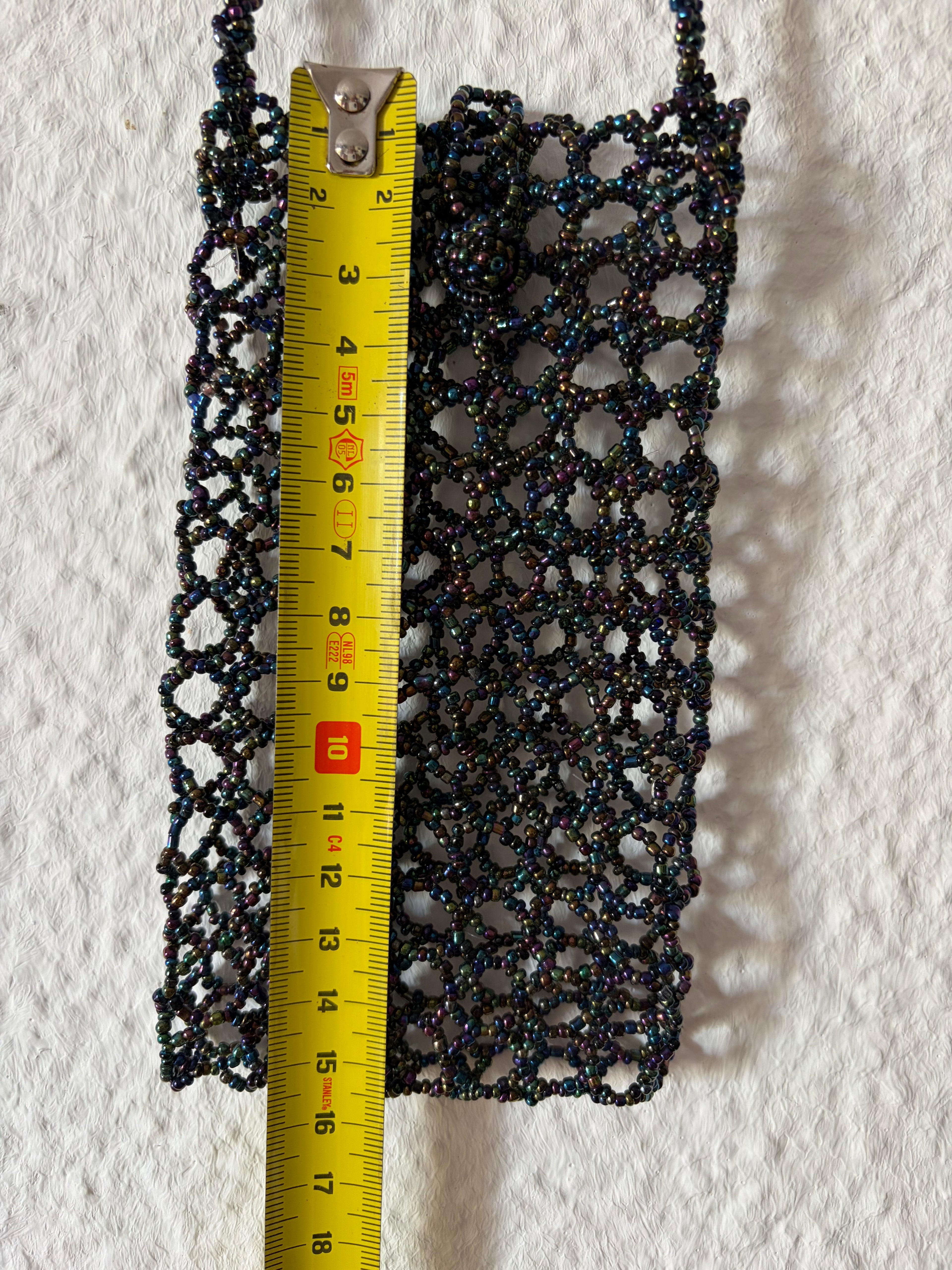 Beaded phone pouch
