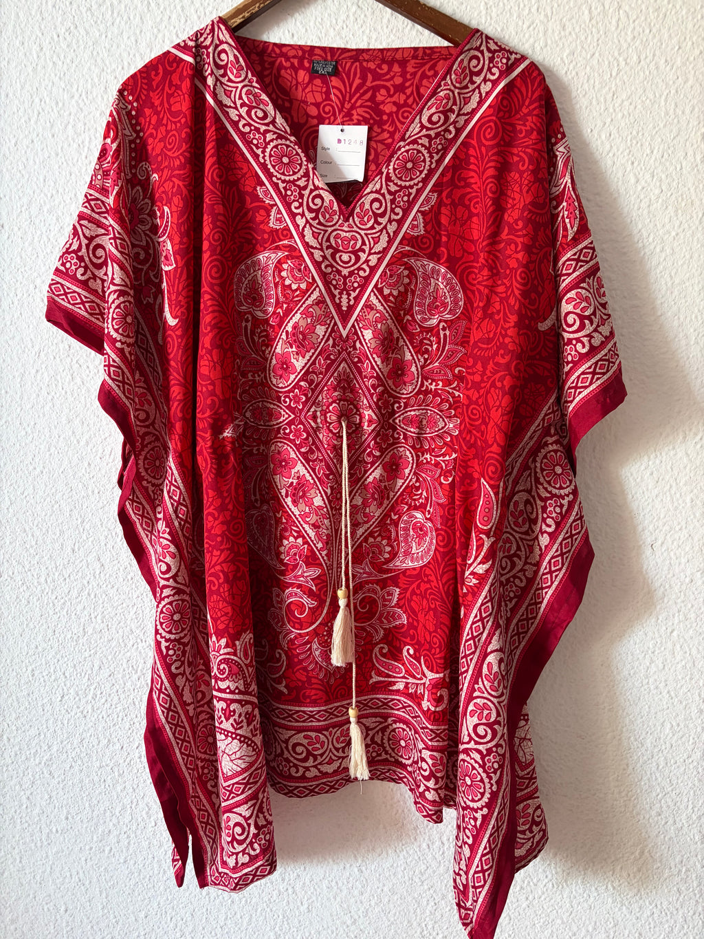 Bohemian kaftan tunic