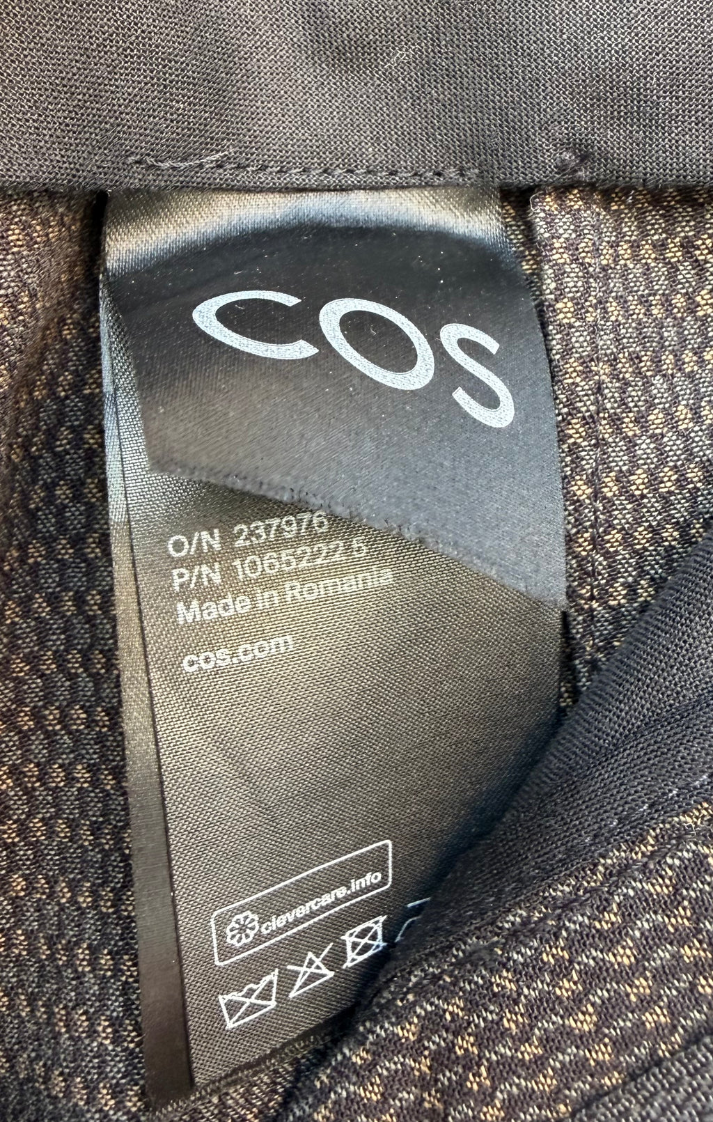 COS tailored trousers