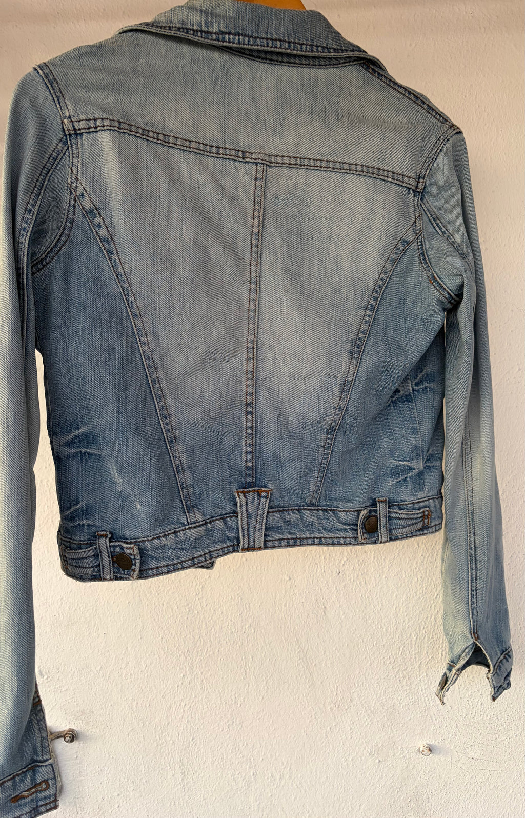 Light-wash denim jacket