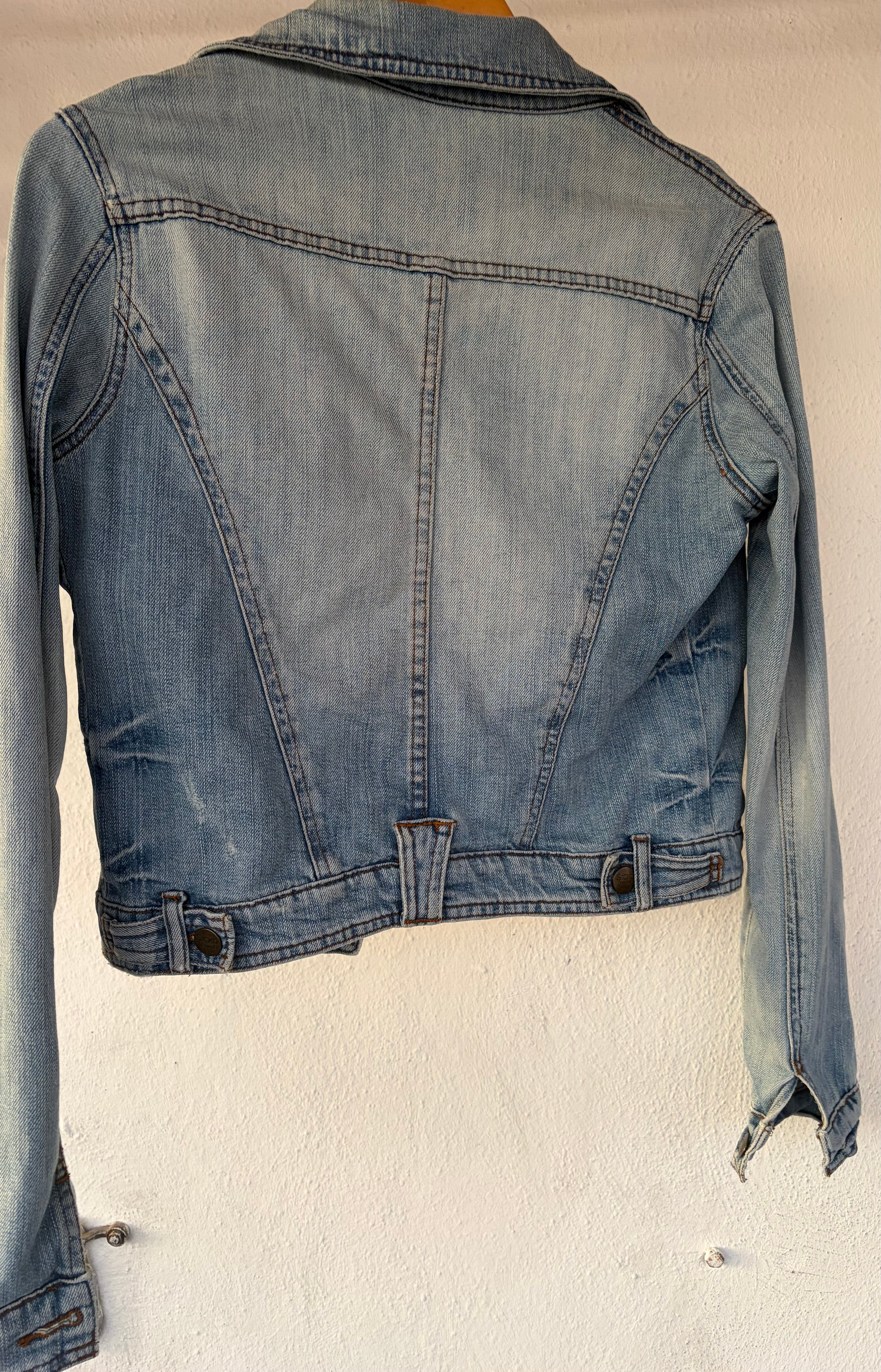 Light-wash denim jacket