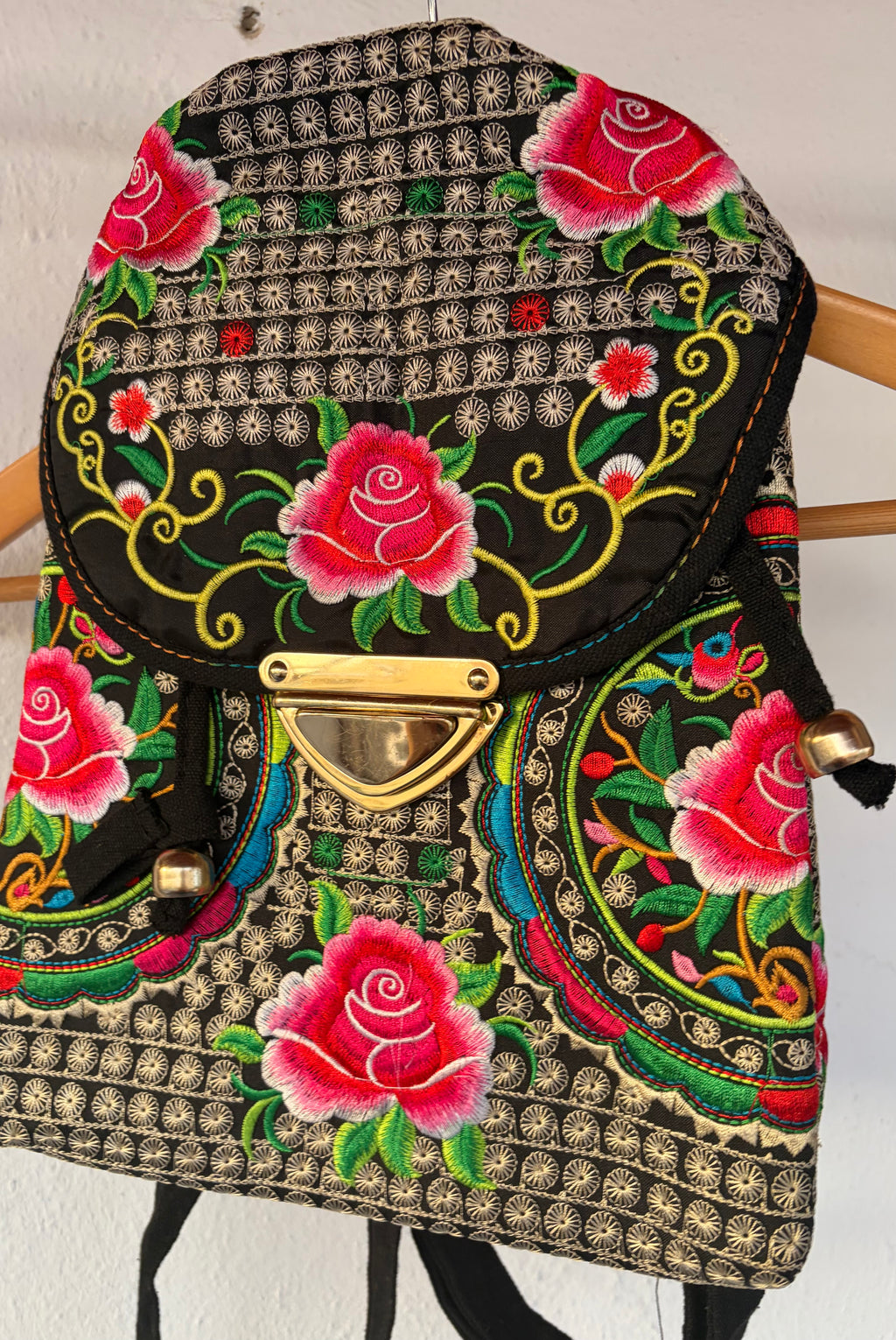 Floral mini backpack