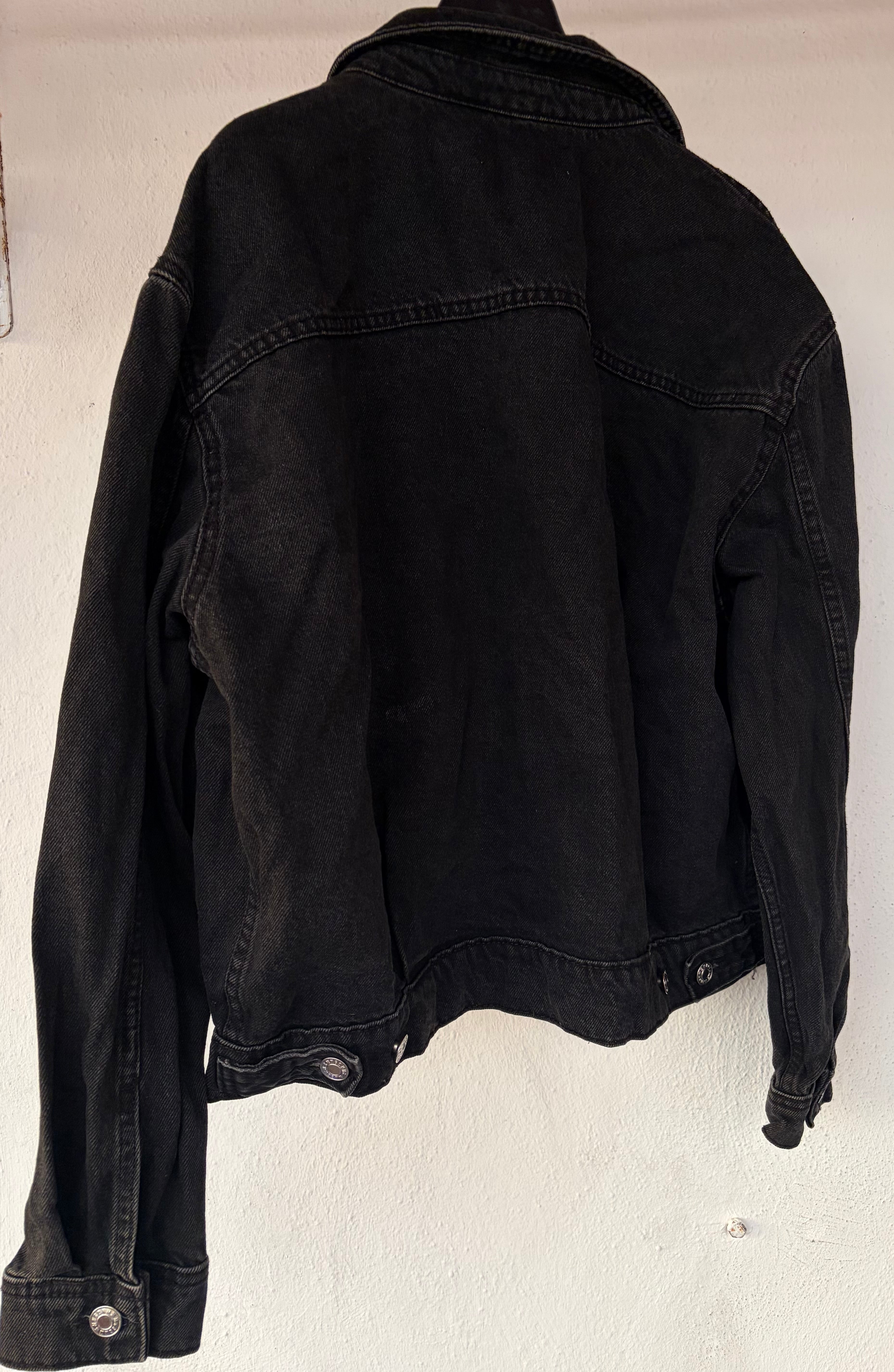 MANGO black denim jacket