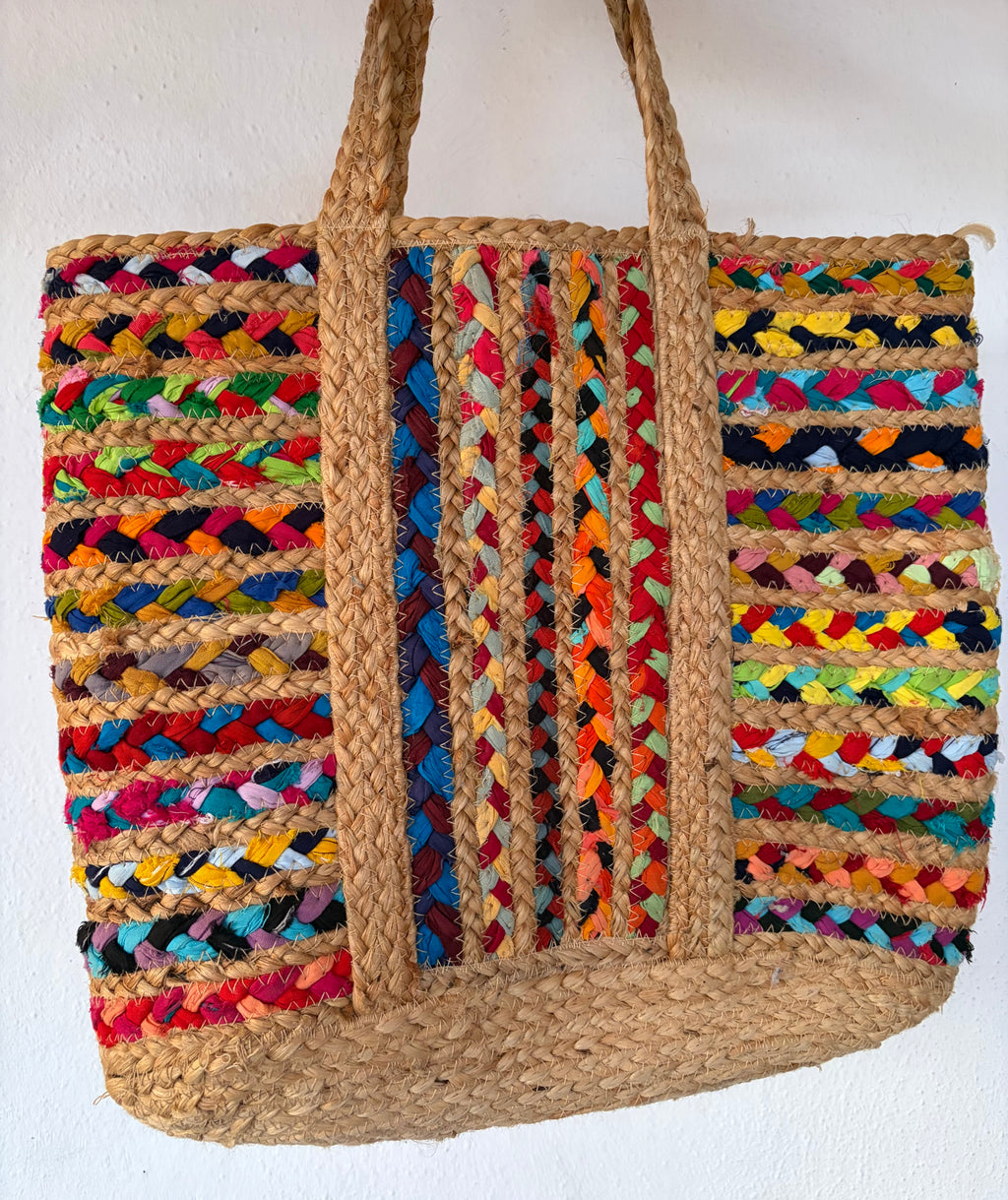 Colorful APRICOT jutebag