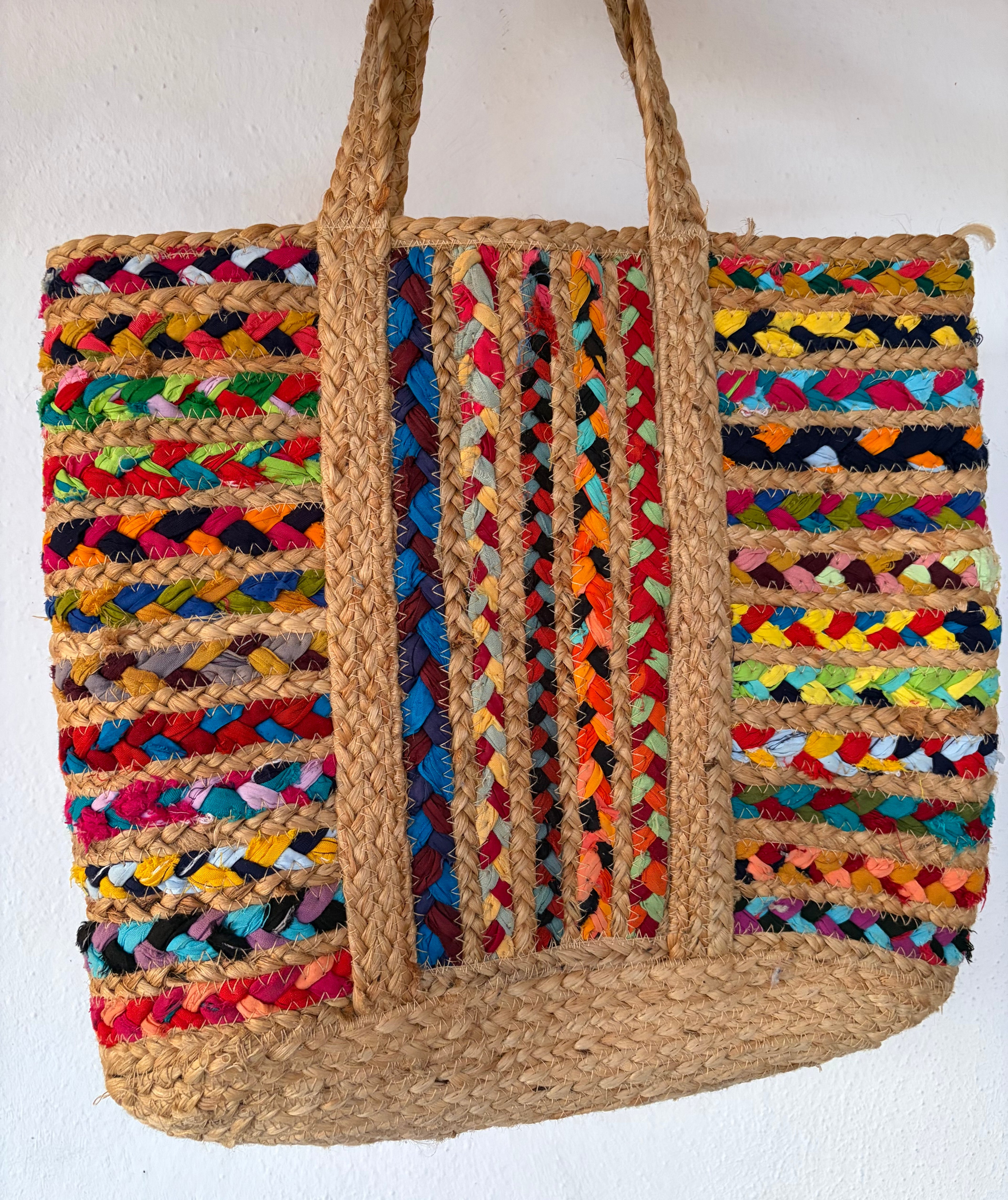 Colorful APRICOT jutebag
