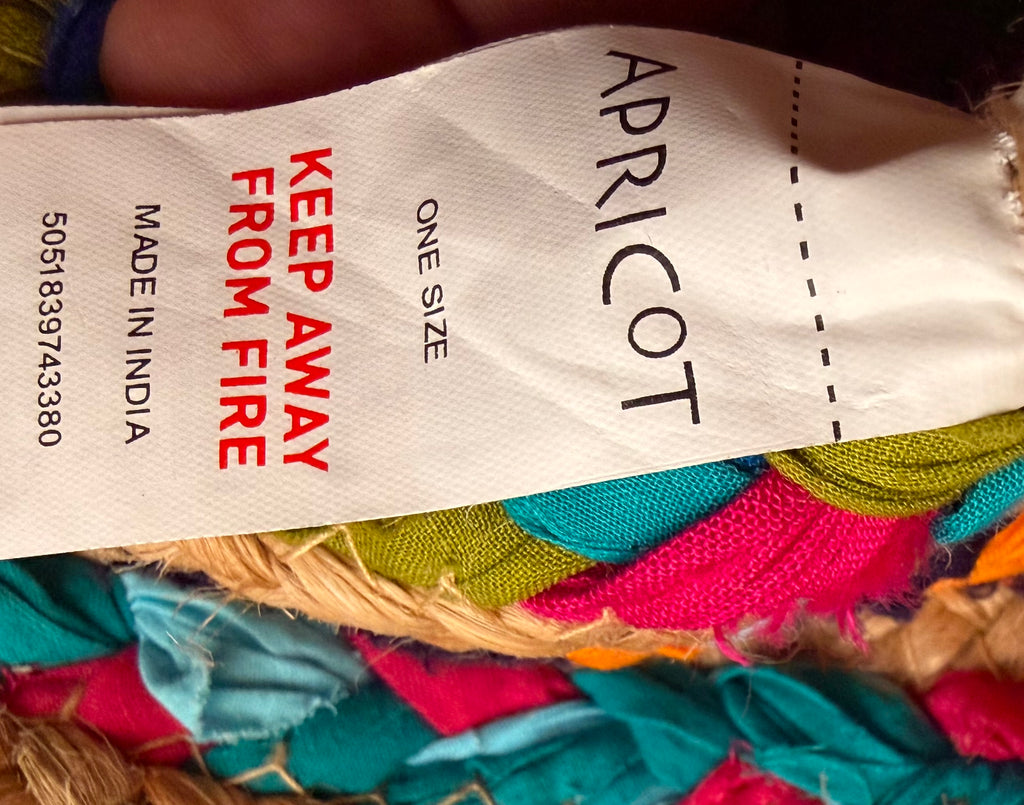 Colorful APRICOT jutebag