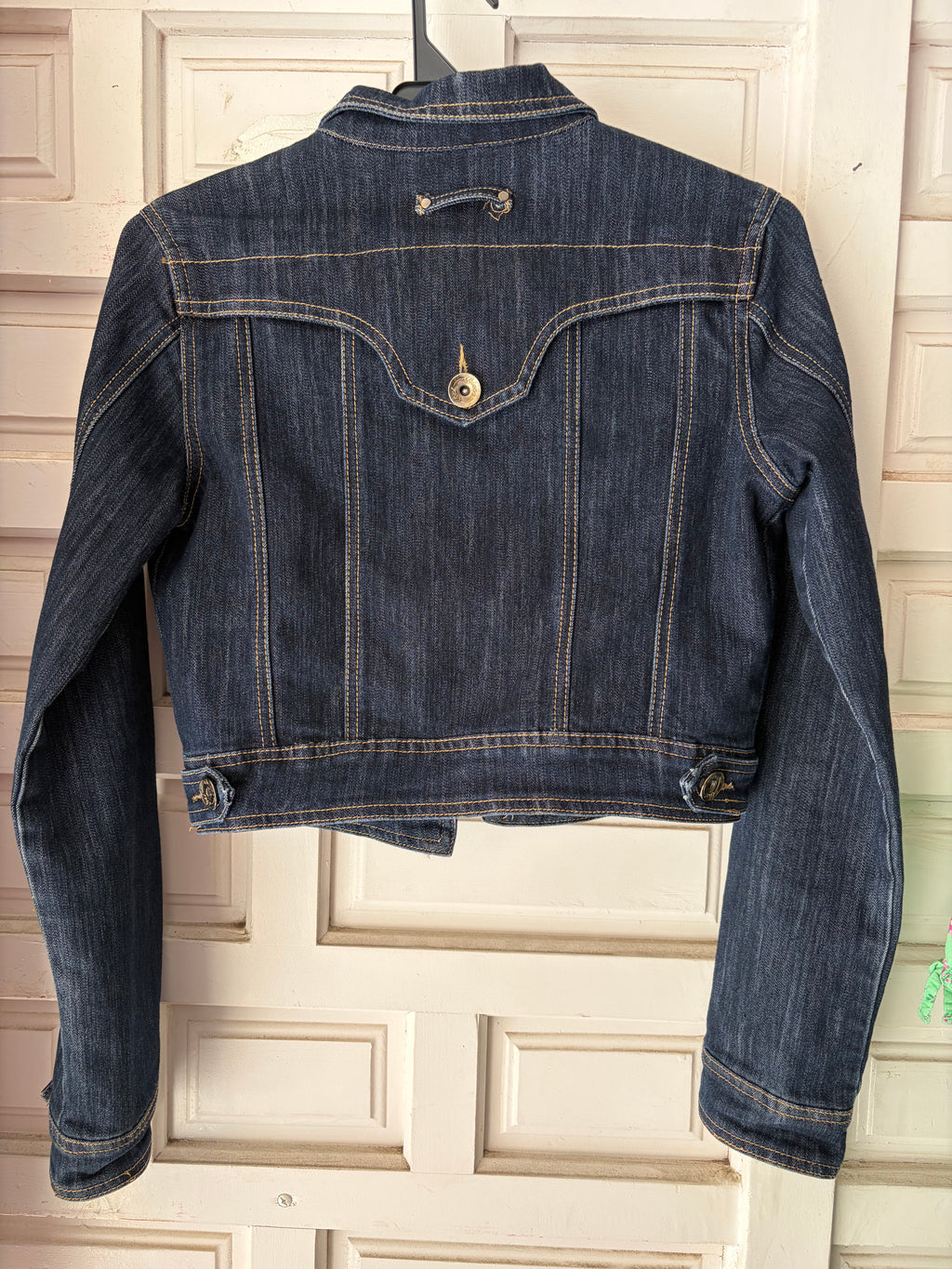 Dark-washed denim jacket