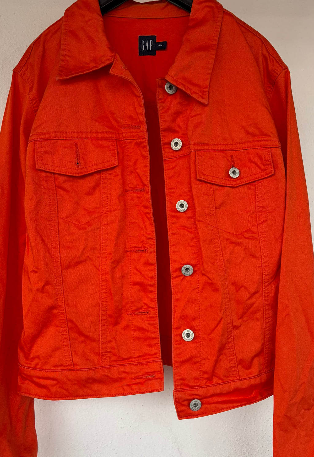 GAP orange denim jacket