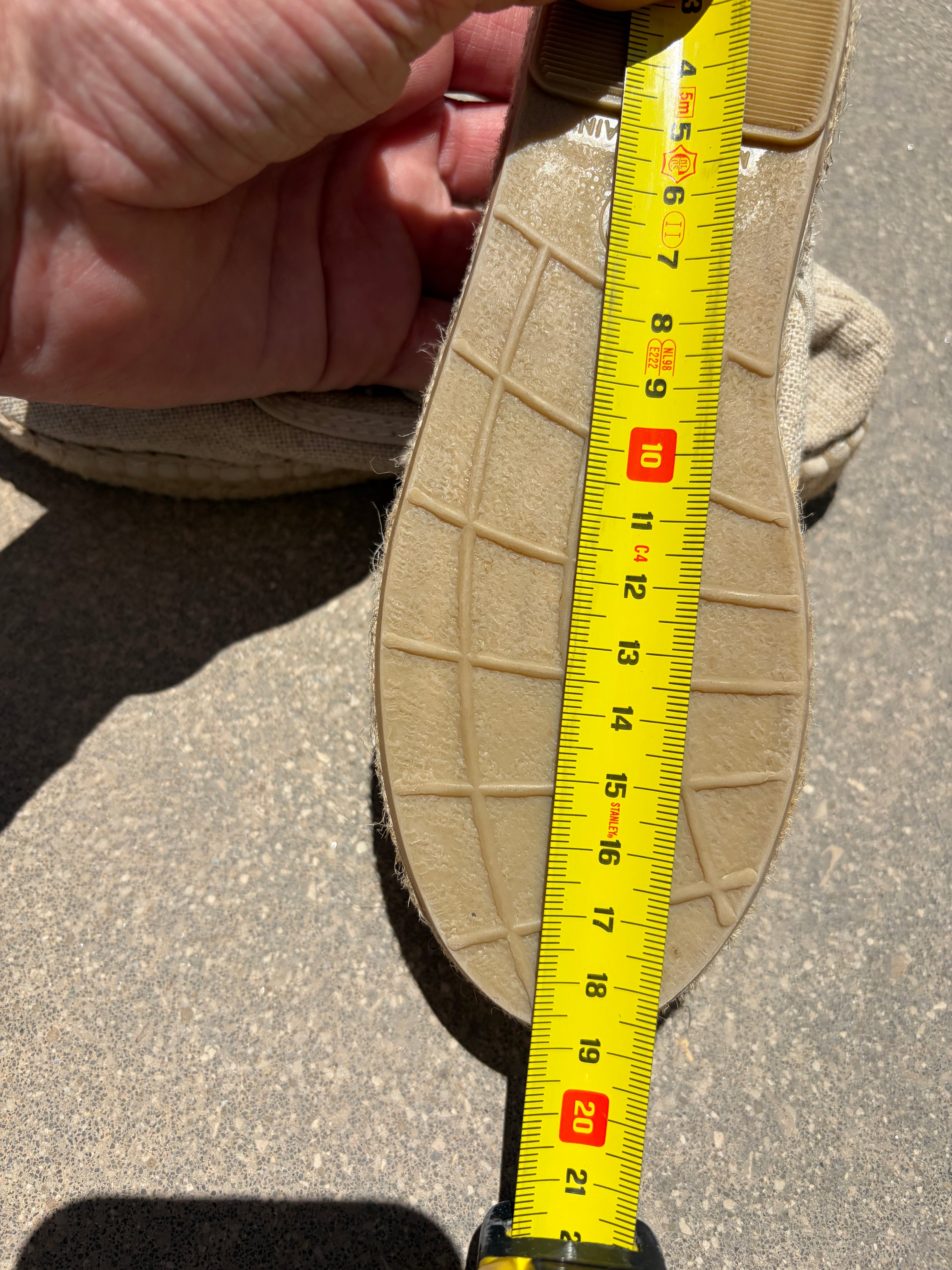 Pisanonas blucher (espadrille sole)
