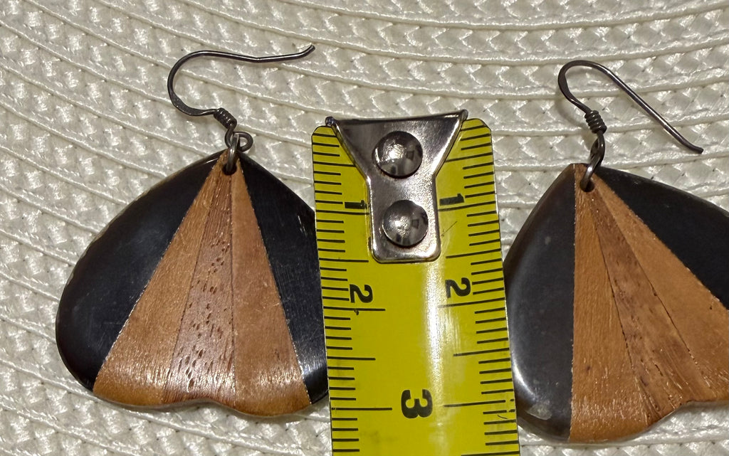 Wooden earrings
