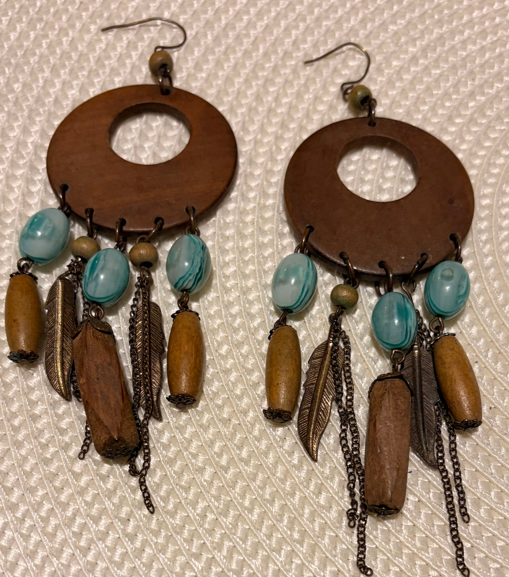 Bohemian dangle earrings