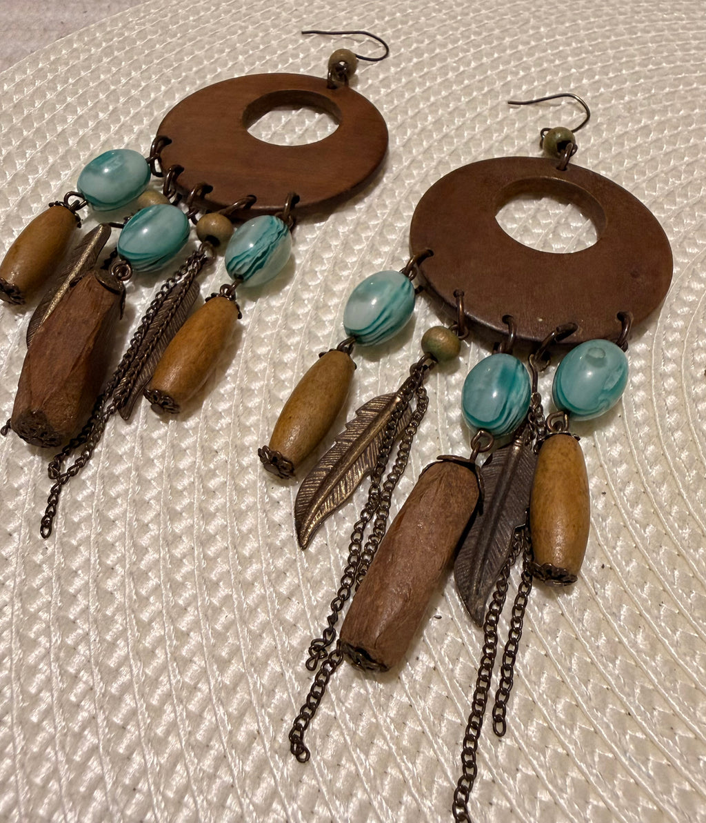 Bohemian dangle earrings