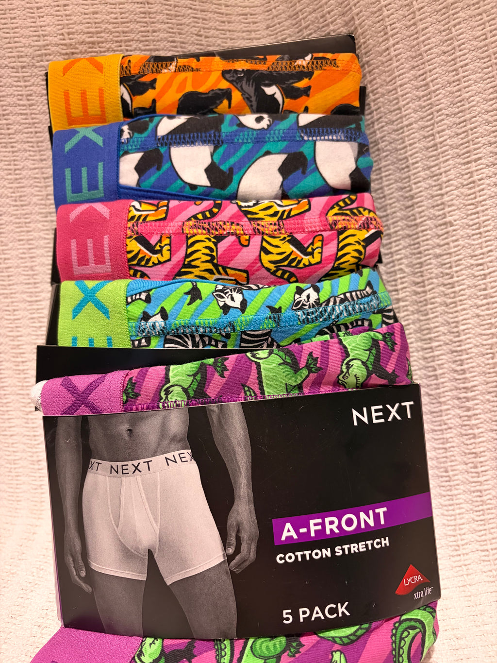 A-front cotton stretch boxers